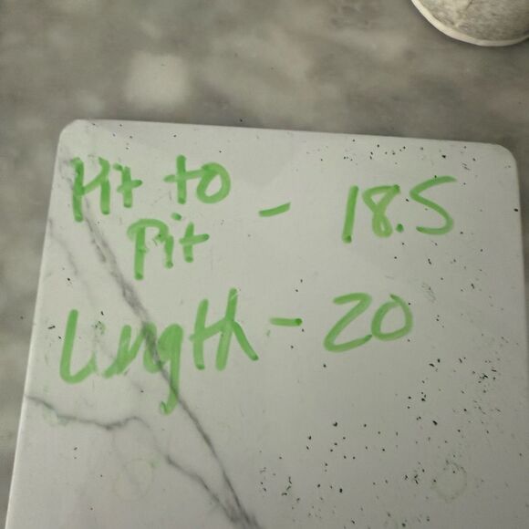 GapFit Women’s Small Blue White Striped Tee - Picture 5 of 5